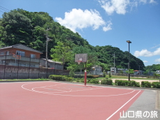 美萩海浜公園のバスケットコート