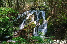 常盤湖本土手の滝