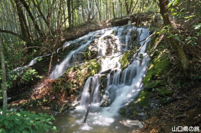 常盤湖本土手の滝
